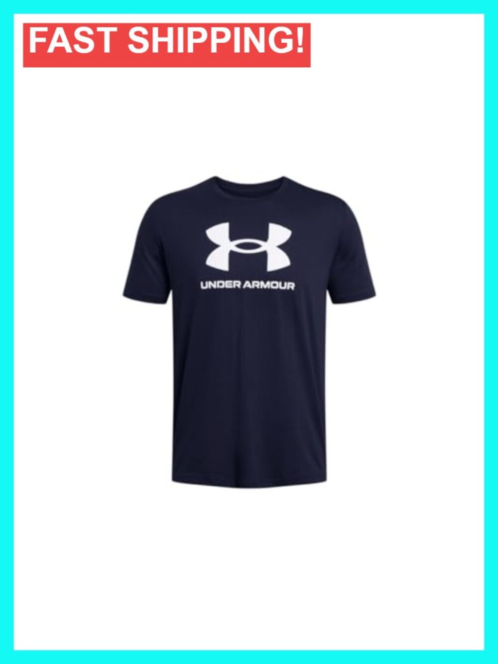 Men's Cotton-Poly T-Shirt Crew Neck Short Sleeve Active